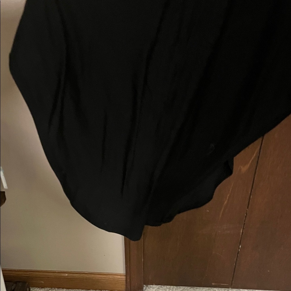 Mossimo Supply Co. Black Asymmetrical Dress Halter Dress XS/TP - Picture 4 of 8